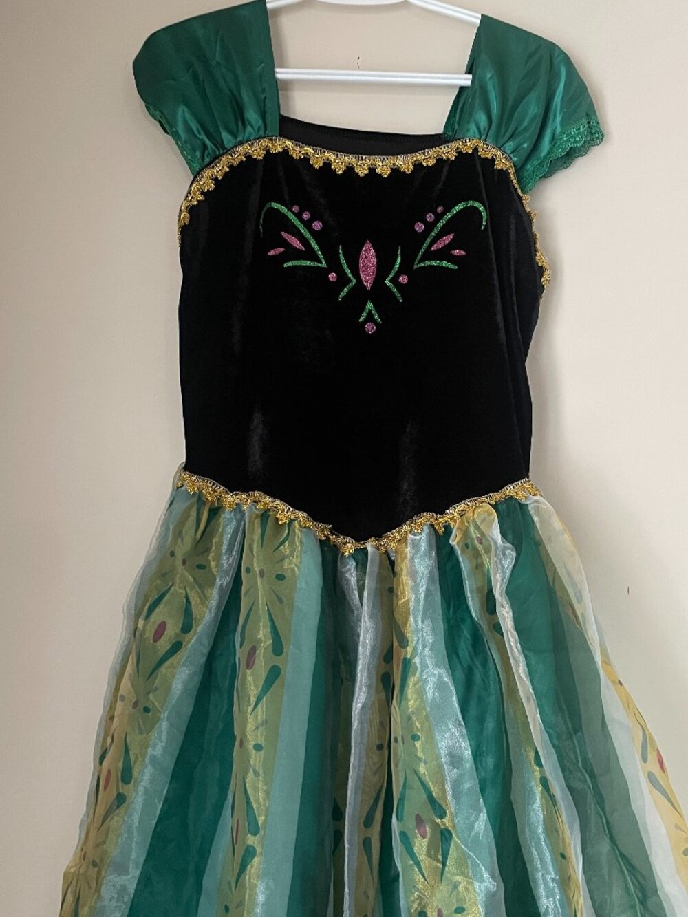 Emerald Green Fairytale Princess Costume Dress